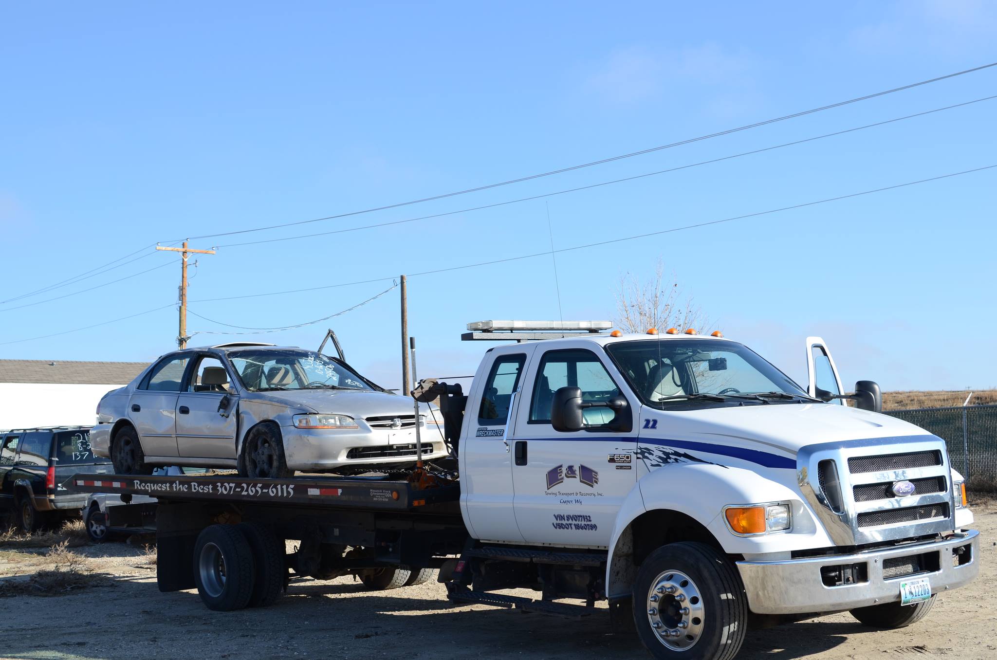 Tow Truck, Jump Start Service | Casper, WY | E&F Towing Transport